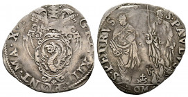 Gregorio XIII 1572-1585
Giulio, Roma, AG 3.07 g.
Ref : MIR 1191
TB-TTB