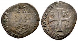 Gregorio XIII 1572-1585
Dozzina ou douzain, Avignon, AG 2.31 g.
Ref : MIR 1243/2 (R2), Munt 345, Berm 1298
TB-TTB. Très Rare