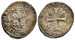 Gregorio XIII 1572-1585
Dozzina ou douzain, Avignon, AG 2.00 g.
Ref : MIR 1243/2 (R2), Munt 345, Berm 1298
TB Très Rare
