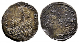 Sisto V 1585-1590
Baiocco, Roma, Mi 1.32 g.
Ref : MIR 1330 (R)
SUP. Rare