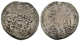 Sisto V 1585-1590
Sisto da 44 quattrini, Bologna, AG 2.92 g.
Ref : MIR 1357/2
TB-TTB