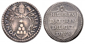 Alessandro VII 1655-1667
Grosso, Roma, AG 1.50 g.
Ref : MIR 1856/5, Munt. 22, Berm 1907
Superbe