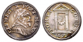 Clemente X 1670-1676
Grosso del Giubileo, 1675, Roma, AG 1.47 g.
Ref : MIR 1947/1
SUP