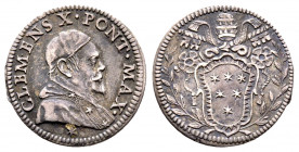 Clemente X 1670-1676
Grosso, Roma, AG 1.56 g.
Ref : MIR 1966/1, Munt 44, Berm 2031, CNI 55
SUP