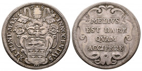 Innocenzo XI 1676-1689
Testone, 1684, Roma, AG 8.99 g.
Ref : MIR 2035/6 (R)
presque SUP. Rare