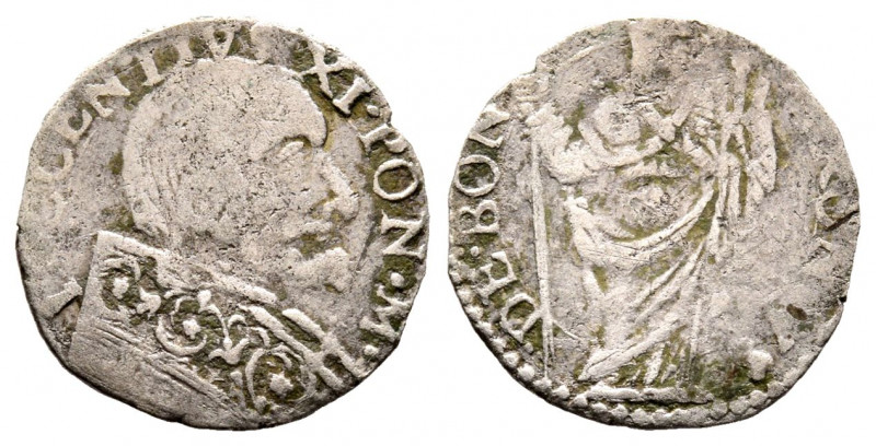 Innocenzo XI 1676-1689
Muraiola da 2 Bolognini, Bologna, Mi 1 g.
Ref : MIR 204...