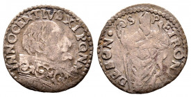 Innocenzo XI 1676-1689
Muraiola da 2 Bolognini, Bologna, AG 1.39 g.
Ref : MIR 2049/1
TTB