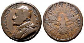 Alessandro VIII 1689-1691
Medaglia, 1689, Roma, AE 13.82 g. 31mm
TTB