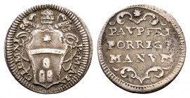 Clemente XI 1700-1721
Mezzo Grosso, AN IX, Roma, AG 0.58 g.
Ref : MIR 2318/2 (R)
TTB-SUP