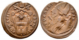 Clemente XI 1700-1721
Quattrino, AN III, Gubbio, Cu 2.40 g.
Ref : MIR 2379/2 (R), Munt 297, Berm 2508, CNI 14
TTB-SUP