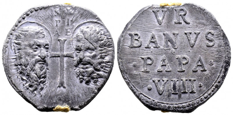 Urbano VIII 1623-1644
Bolla Papale, ND, Plomb 44.73 g.
Superbe