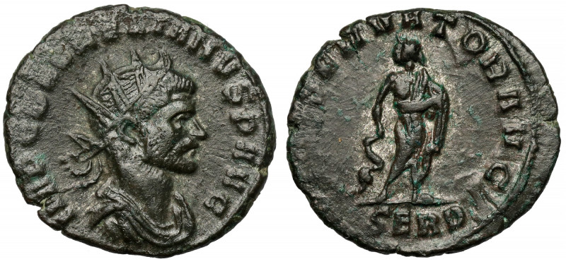Aurelian (270-275 AD) Antoninian, Serdica - ex. Philippe Gysen Rare and desirabl...