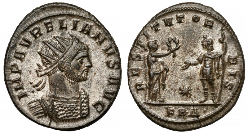 Aurelian (270-275 AD) Antoninian, Serdica - ex. G.J.R. Ankoné Issue: 8.2 (Novemb...