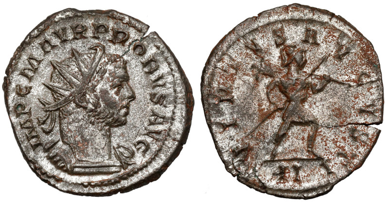 Probus (276-282 AD) Antoninian, Lugdunum Obverse: IMP C M AVR PROBVS AVG Radiate...