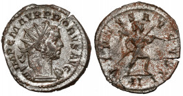 Probus (276-282 AD) Antoninian, Lugdunum Obverse: IMP C M AVR PROBVS AVG Radiate, cuirassed bust right.
 Reverse: VIRTVS AVGVSTI / II Virtus advancin...