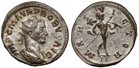 Probus (276-282 AD) Antoninian, Lugdunum Perfect mint condition with full original silvering and mint luster and absolutely stunning details (especial...