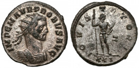 Probus (276-282 n.e.) Antoninian, Rome Rare reverse type, struck only during the first emmission at Rome! Obverse: IMP C M AVR PROBVS AVG Radiate, cui...