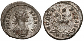 Probus (276-282 AD) Antoninian, Rome - AEQVITI series This coin is part of the famous coded Aeqviti series (see the letter 'I' in the exergue, which i...