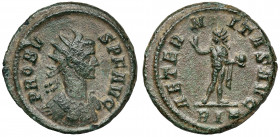 Probus (276-282 AD) Antoninian, Rome - AEQVITI series This coin is part of the famous coded Aeqviti series (see the letter 'I' in the exergue, which i...