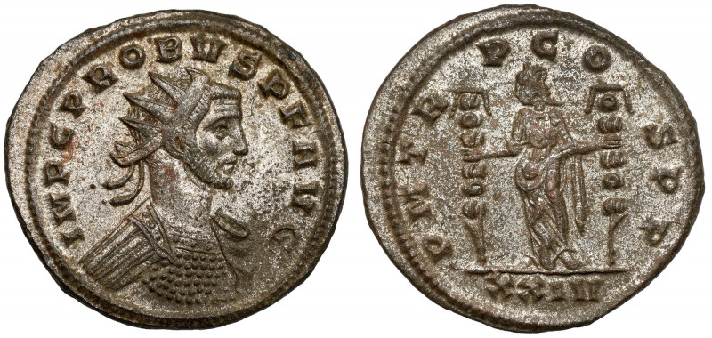 Probus (276-282 AD) Antoninian, Siscia Very rare and desirable dated reverse typ...