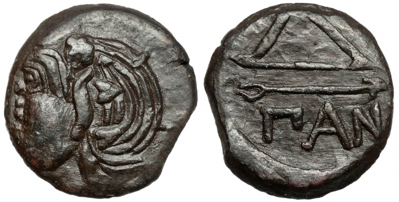 Greece, Thrace / Chersonesus, Panticapaeum (275-245 BC) AE 20 Obverse: Wreathed ...