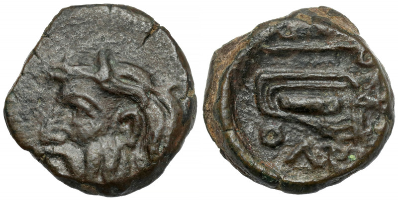Greece, Thrace, Olbia (300-275 p.n.e.) AE22 Characteristic coin of a Greek colon...