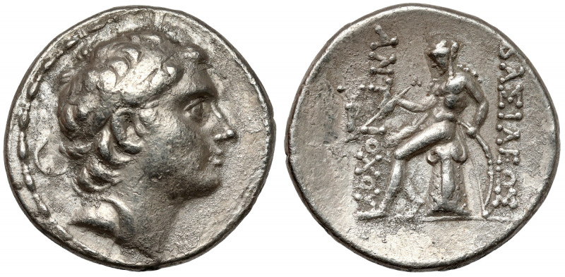 Greece, Seleucid Kings, Antiochus III (202-187 BC) AR Tetradrachm Obverse: Diade...