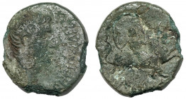 Roman Provincial, Macedon, Amphipolis, Divus Augustus AE20 Struck under Tiberius (14-37). Bronze, diameter 20,3 x 18,6 mm, weight 4,78 g.&nbsp;
 Wybi...