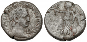 Vespasian (69-70 AD) Alexandria, Bilon Tetradrachm Obverse: AVTOK KAIΣ ΣEBA OVEΣΠAΣIANOV Laureate bust to right, date in right field LB (year 2 = 69-7...
