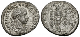 Alexander Sever (222-235 AD) AR Denarius, Eastern mint (?) Obverse: IMP C M AVR SEV ALEXAND AVG Laureate, cuirassed and draped bust right.
 Reverse: ...