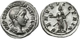 Gordian III (238-244 AD) AR Denarius, Rome Obverse: IMP GORDIANVS PIVS FEL AVG
 Laureate, draped and cuirassed bust to right.
 Reverse:&nbsp;VENVS V...