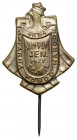 Odznaka patriotyczna, Ofiarna Pomoc Narodu 1921 Mosiądz / tombak srebrzony, wymiary 25,7 x 20 mm.&nbsp;