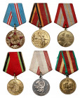 ZSRR - zestaw medali (6szt) 

RUSSIA RUSSLAND