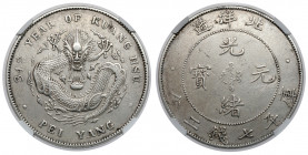 China, Chihli, Yuan / Dollar year 34 (1908) 
Grade: NGC AU 

WORLD COINS - ASIA CHINA