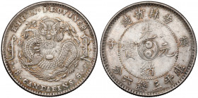 China, Kirin, 1/2 Yuan / 50 cents 1900 
Grade: XF- 

WORLD COINS - ASIA CHINA