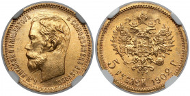 Russia, Nicholas II, 5 rubles 1902 AP 
Grade: NGC MS65 

EUROPE WORLD COINS - RUSSIA RUSSLAND