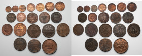 Russia, 1/2 - 5 kopecks, lot (20pcs) 
Grade: 4+ do 2- 

EUROPE WORLD COINS - RUSSIA RUSSLAND