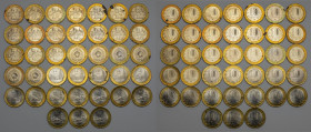 Russia, 10 rubles 2006-2014, lot (38pcs) Monety w stanach menniczych, choć na niektórych wyraźna rdza.&nbsp;
 

EUROPE WORLD COINS - RUSSIA RUSSLAN...
