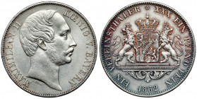 Bayern, Maximilian II, Vereinsthaler 1862 
Grade: XF- 

EUROPE WORLD COINS - GERMANY