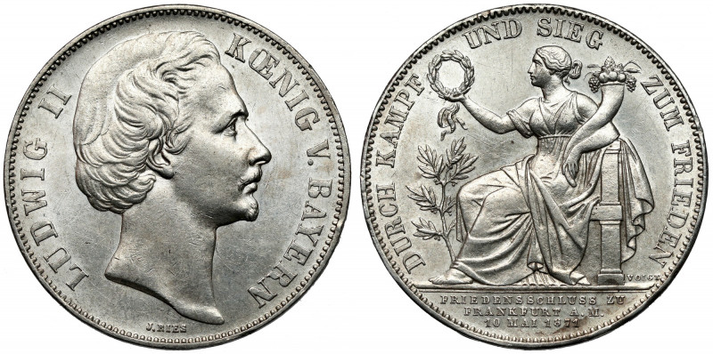 Bayern, Ludwig II, Vereinsthaler 1871
Bawaria, Ludwig II, Vereinsthaler 1871 
...