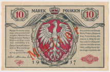 MUSTER Generał 10 mkp 1916 ...Biletów - A 0000000 Reference: Miłczak 12Wb
Grade: XF+ 

POLAND POLEN POLAND POLEN GERMANY