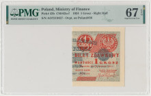 1 grosz 1924 - AO - prawa połowa Reference: Miłczak 42e
Grade: PMG 67 EPQ 

POLAND POLEN