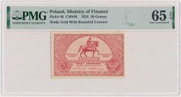 50 groszy 1924 Reference: Miłczak 46
Grade: PMG 65 EPQ 

POLAND POLEN