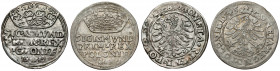 Zygmunt I Stary, Grosze Kraków 1528-1545, zestaw (2szt) 
Grade: VF/VF+