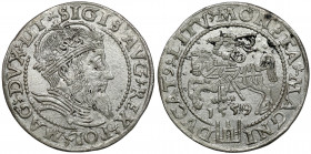 Zygmunt II August, Grosz na stopę litewską 1559, Wilno Ładny, dobrej prezencji grosz, szczególnie jak na ten ceniony rocznik.
 Po roku 1555 dzierżawc...