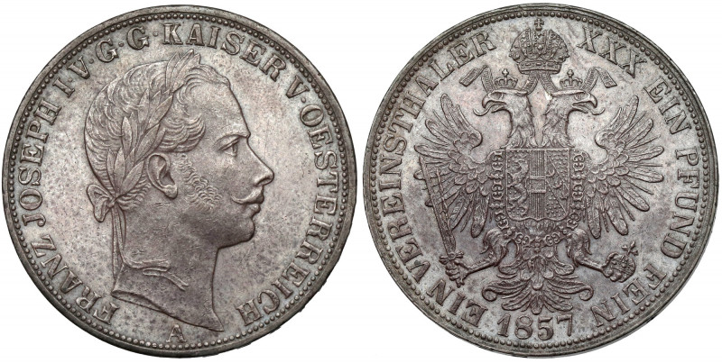 Austria, Franciszek Józef I, Floren 1857-A 
Grade: XF 

EUROPE WORLD COINS - ...