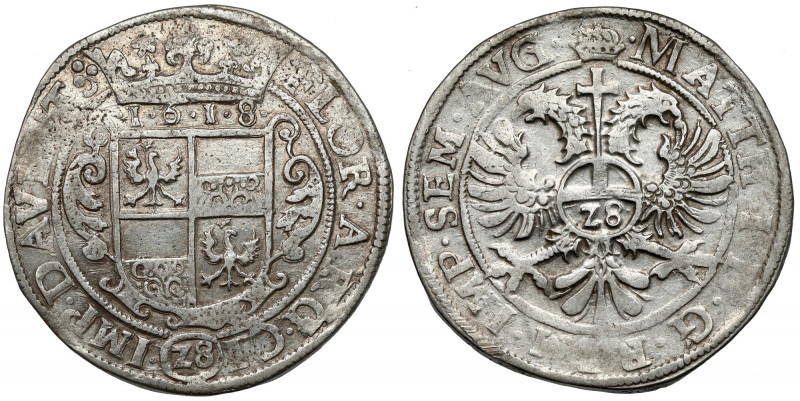 Netherlands, Deventer, 28 stuiver 1618 
Grade: VF+ 

EUROPE NETHERLANDS, NIED...