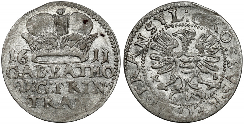 Transylvania, Gabriel Báthory, Groschen 1613 NB - Nagybanya 
Grade: XF+ 

EUR...