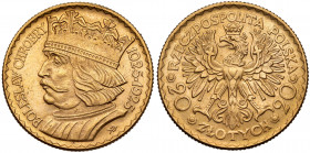 20 złotych 1925 Chrobry Złoto, średnica 20.9 mm, waga 6.46 g Reference: Parchimowicz 126
Grade: XF+ 

POLAND POLEN