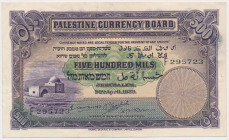Palestine, 500 Mils 1939 Reference: Pick 6c
Grade: VF+ 

PALESTINE
